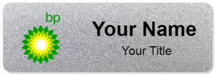 Custom name badges for BP Gas