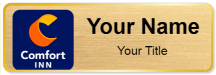 Custom name badges for Comfort Inn