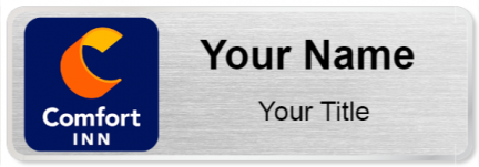 Custom name badges for Comfort Inn