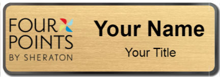 Custom name badges for Four Points Hotel
