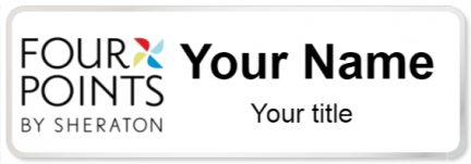 Custom name badges for Four Points Hotel