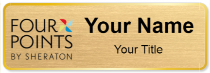 Custom name badges for Four Points Hotel