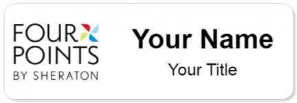 Custom name badges for Four Points Hotel