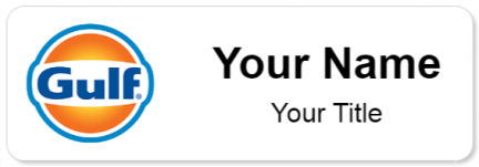 Custom name badges for Gulf