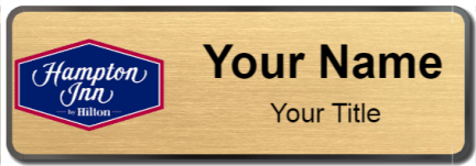 Custom name badges for Hampton Inn