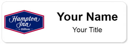 Custom name badges for Hampton Inn