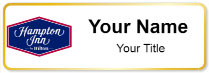 Custom name badges for Hampton Inn