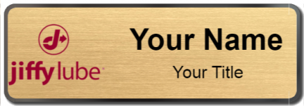 Custom name badges for Jiffy Lube
