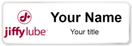 Custom name badges for Jiffy Lube