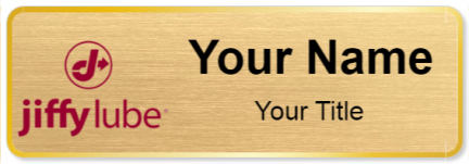 Custom name badges for Jiffy Lube
