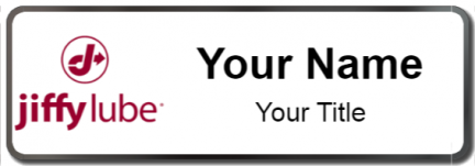 Custom name badges for Jiffy Lube
