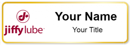 Custom name badges for Jiffy Lube