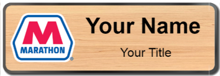 Custom name badges for Marathon