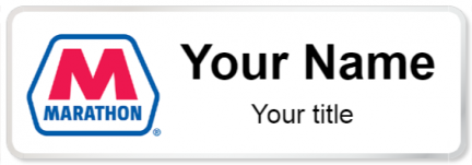 Custom name badges for Marathon