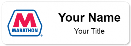 Custom name badges for Marathon