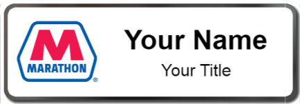 Custom name badges for Marathon