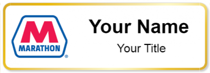 Custom name badges for Marathon