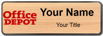 Custom name badges for Office Depot