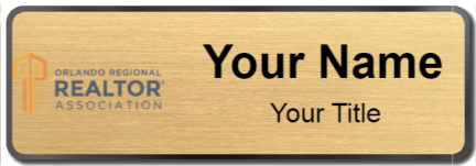 Custom name badges for Orlando Regional Realtor