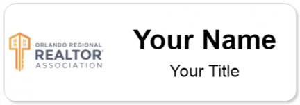 Custom name badges for Orlando Regional Realtor