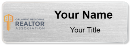 Custom name badges for Orlando Regional Realtor