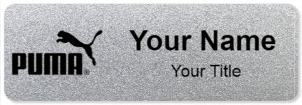 Custom name badges for Puma