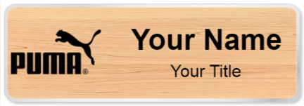 Custom name badges for Puma