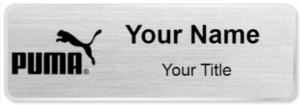 Custom name badges for Puma