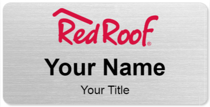 Custom name badges for Red Roof Inn