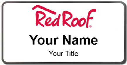 Custom name badges for Red Roof Inn