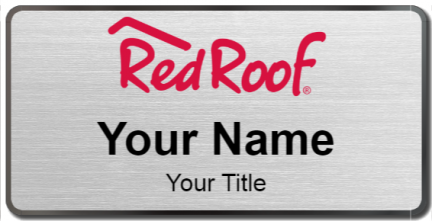 Custom name badges for Red Roof Inn