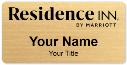 Custom name badges for Residence Inn Marriott