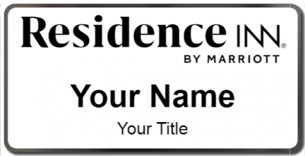 Custom name badges for Residence Inn Marriott
