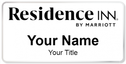 Custom name badges for Residence Inn Marriott