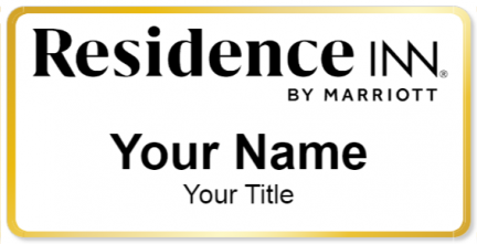 Custom name badges for Residence Inn Marriott