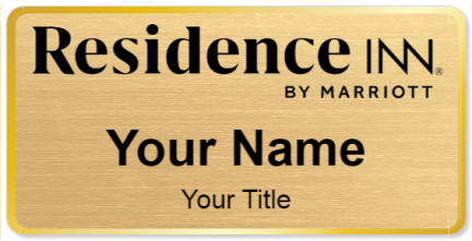 Custom name badges for Residence Inn Marriott