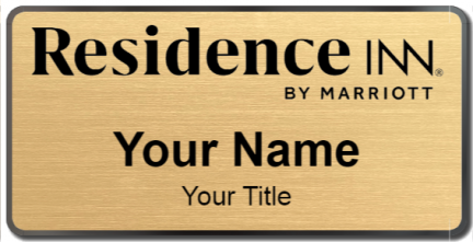Custom name badges for Residence Inn Marriott