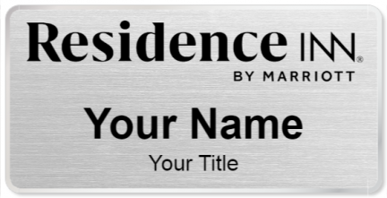 Custom name badges for Residence Inn Marriott