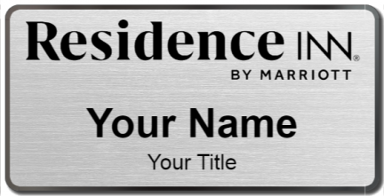Custom name badges for Residence Inn Marriott