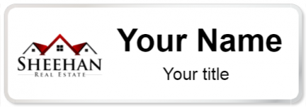 Custom name badges for Sheehan Real Estate