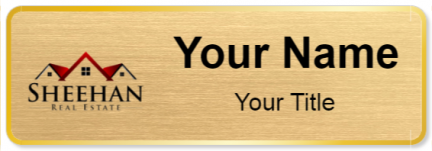 Custom name badges for Sheehan Real Estate