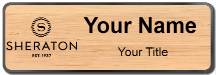 Custom name badges for Sheraton Hotel