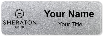 Custom name badges for Sheraton Hotel