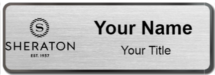 Custom name badges for Sheraton Hotel