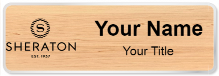 Custom name badges for Sheraton Hotel