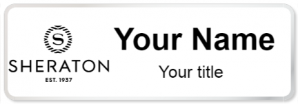 Custom name badges for Sheraton Hotel