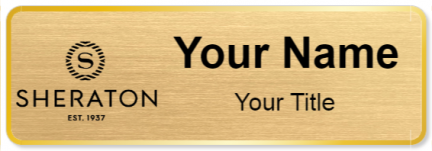 Custom name badges for Sheraton Hotel