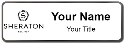 Custom name badges for Sheraton Hotel