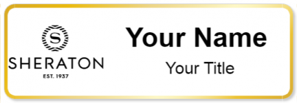 Custom name badges for Sheraton Hotel