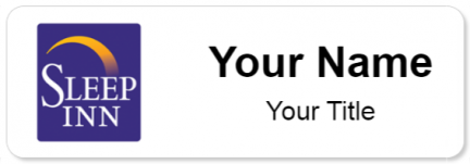 Custom name badges for Sleep Inn